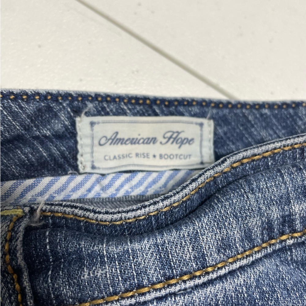 Tommy Hilfiger Boot Cut American Hope Classic Rise & Boot Cut Size 12 Blue Jeans - Picture 5 of 9